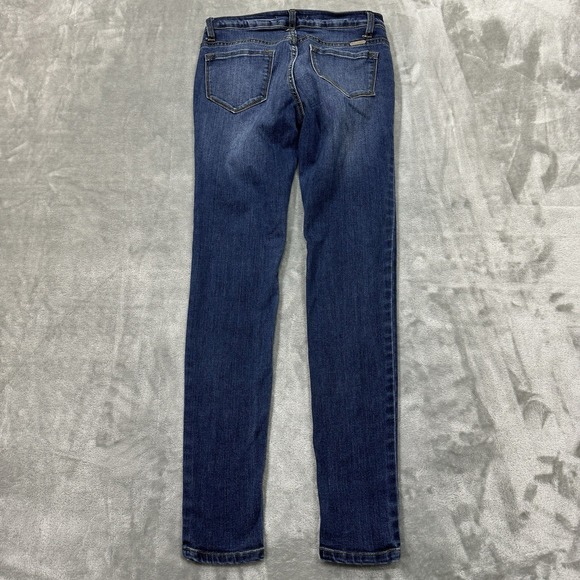 KanCan Jeans Womens 7/27 Blue Skinny Stretch Dark Wash Denim Preppy City Casual - Picture 2 of 9